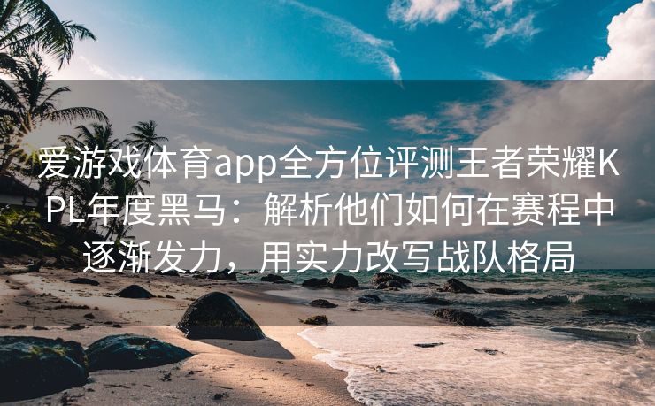 爱游戏体育app全方位评测王者荣耀KPL年度黑马：解析他们如何在赛程中逐渐发力，用实力改写战队格局